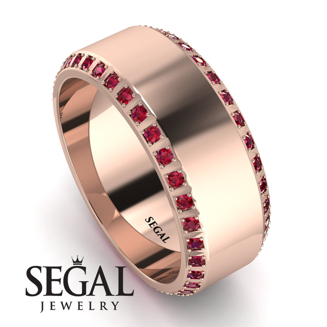 Eternity Ruby Wedding Band - Benjamin No. 11